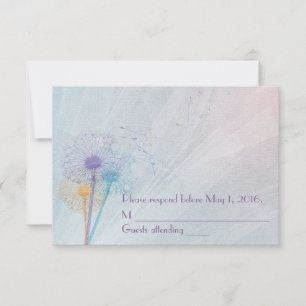 Dandelion Wedding RSVP