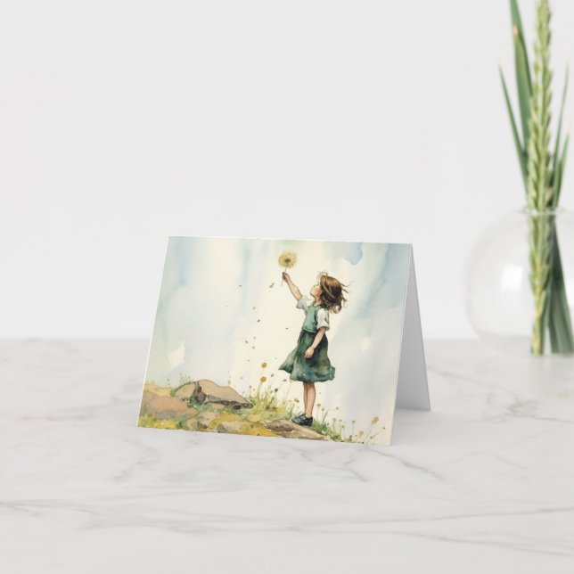 Dandelion Wises Dankeskarte (Vorderseite)