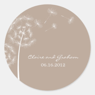 Dandelion Wish Gefallen Sticker oder Umschlag Aufk