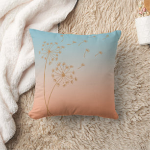 Dandelion Wish Ombre Twilight Throw Kissen