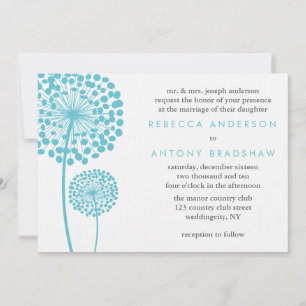 Dandelion Wishings Wedding Einladung