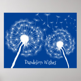 Dandelion wünscht Design Poster