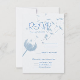 Dandelion wünscht eine Hochzeit auf weich Aquamari