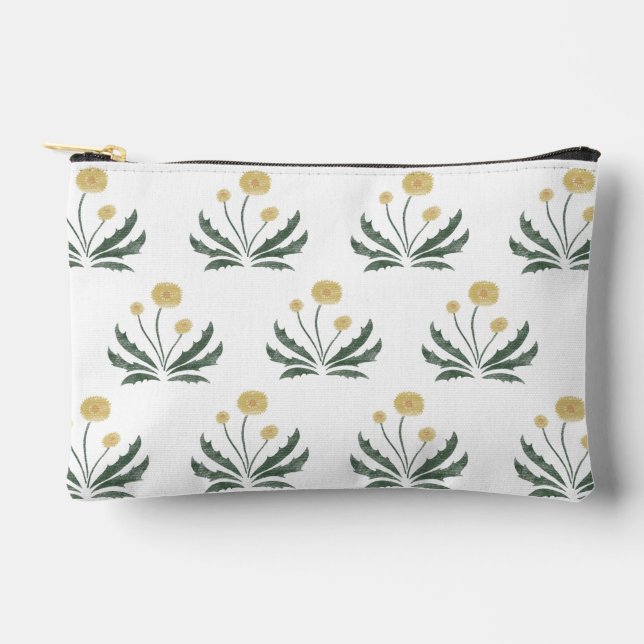 Dandelion Zipper Pouch - Klein Zubehörtasche (Vorderseite)