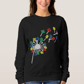 Dandelions Puzzleteile Autismus Bewusstsein Sweatshirt