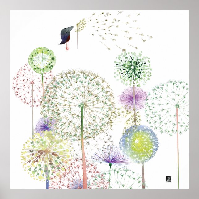 DANDELIONSBIRD POSTER (Vorne)