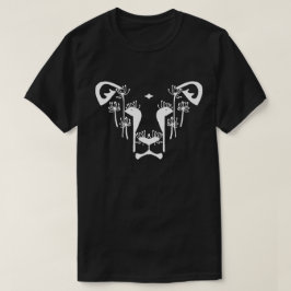 Dandi Löwe-großer Logo-T - Shirt (Schwarzes)