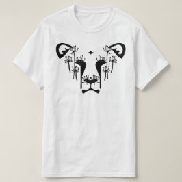Dandi Löwe-großer Logo-T - Shirt (weiß)