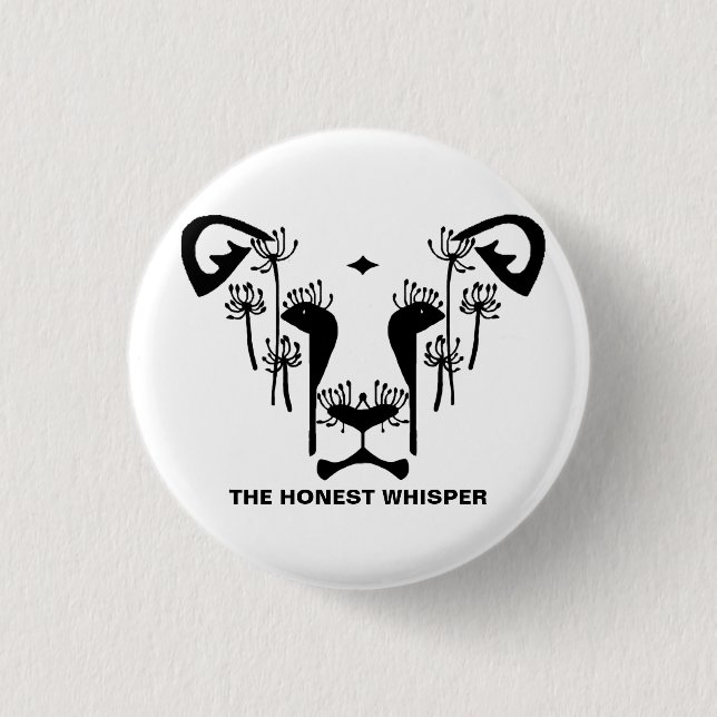 Dandi Löwe-Knopf Button (Vorderseite)