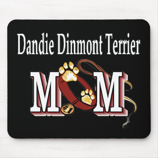 Dandie Dinmont Mama Gifts Mousepad (Vorne)