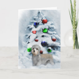 Dandie Dinmont Terrier Christmas Feiertagskarte