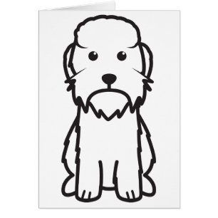 Dandie Dinmont Terrier-HundeCartoon