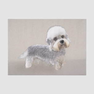 Dandie Dinmont Terrier Painting Original Dog Art Seidenpapier