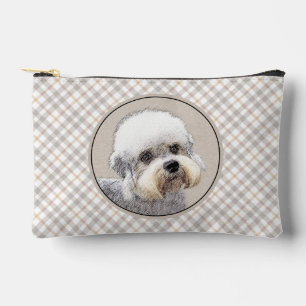 Dandie Dinmont Terrier Painting Original Dog Art Zubehörtasche