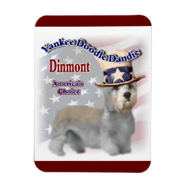 Dandie Dinmont Terrier Politischer Humor Magnet