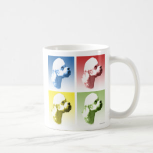 Dandie Dinmont Terrier Pop Art Tasse