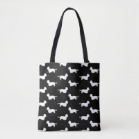 Dandie Dinmont Terrier-Silhouette-Muster