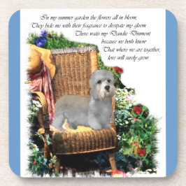 Dandie Dinmont Terrier Summer Garden Art Getränkeuntersetzer