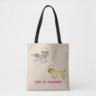 Dandie Dinmont Terrier-Taschen-Tasche