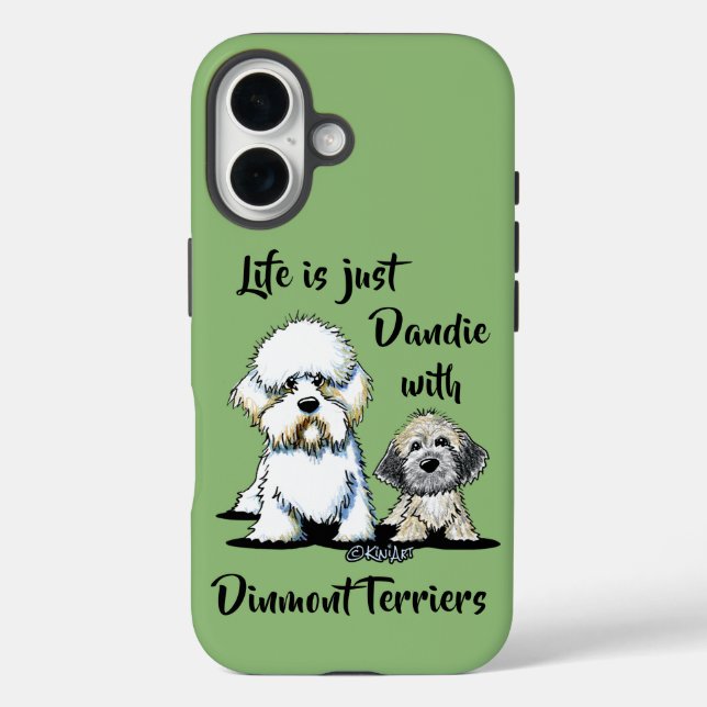 Dandie Dinmont Terriers Case-Mate iPhone Hülle (Rückseite)