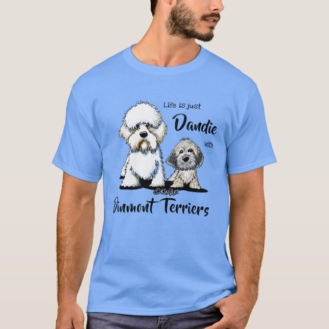 Dandie Dinmont Terriers T-Shirt (Vorderseite)