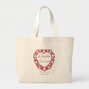 Dandie Dinmont True Love Jumbo Stoffbeutel