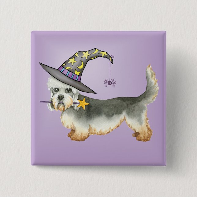 Dandie Witch Button (Vorderseite)