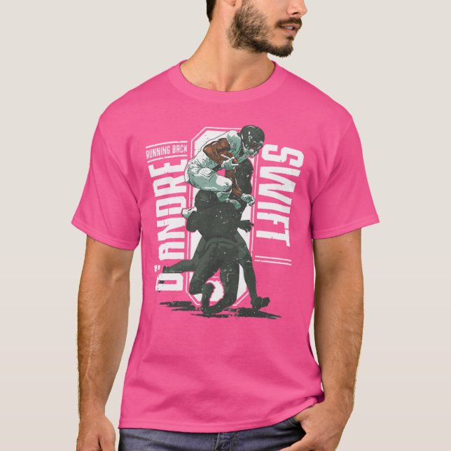 D'Andre Swift Philadelphia Hurdle T-Shirt (Vorderseite)