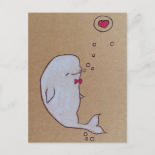 Dandy Beluga Postkarte