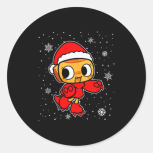 Dandy Christmas Toons Welt Shelly Toon Jungen Kind Runder Aufkleber