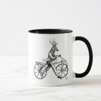 Dandy Deer on Vintag Bicycle