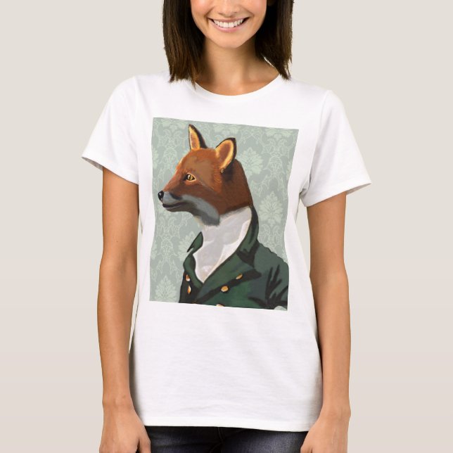 Dandy Fox Portrait 2 T-Shirt (Vorderseite)