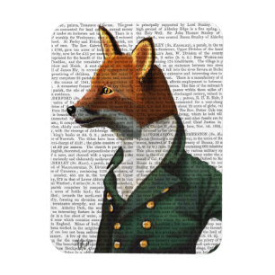 Dandy Fox Portrait Magnet