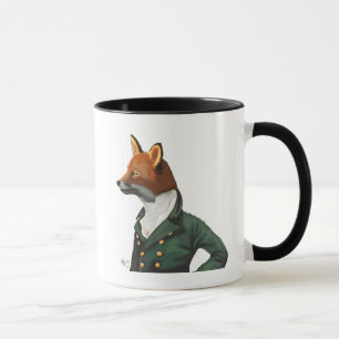 Dandy Fox Portrait Tasse