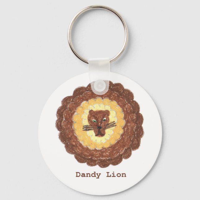 Dandy Lion Design und Schlüsselanhänger (Vorderseite)