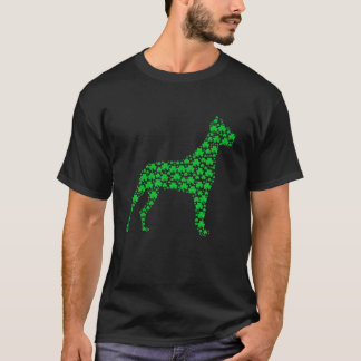 Dane Dog Kleeblatt St.Patrick's Day Puppy Lover T-Shirt