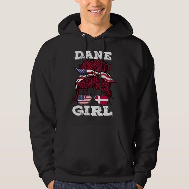 Dane Girl Denmark Roots Hoodie (Vorderseite)