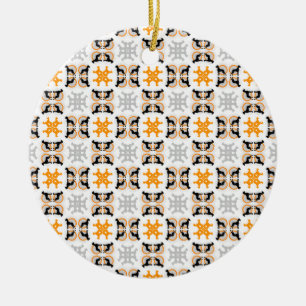 Däne mit großem Muster Keramikornament
