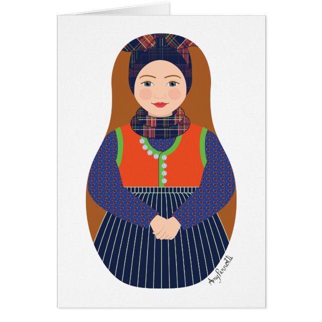 Dane, Rømø Matryoshka Card (Vorne)