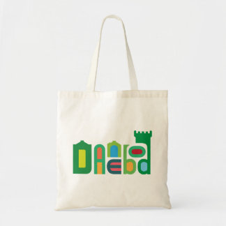 Danebod bunte grüne Logo-Tasche Tragetasche