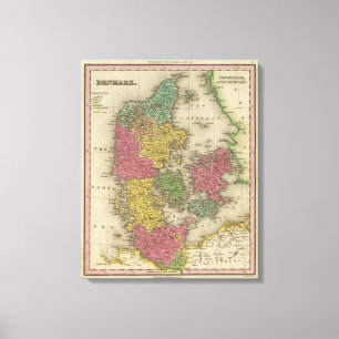 Dänemark 10 leinwanddruck