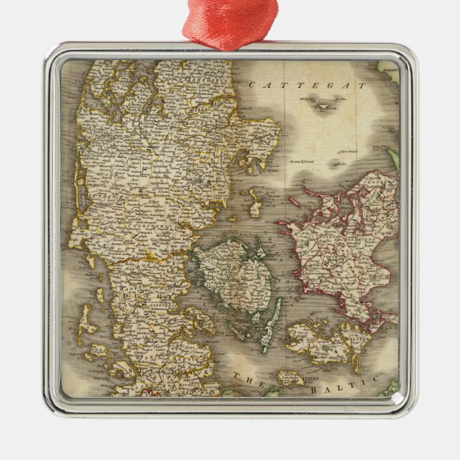 Dänemark 11 silbernes ornament (Vorne)
