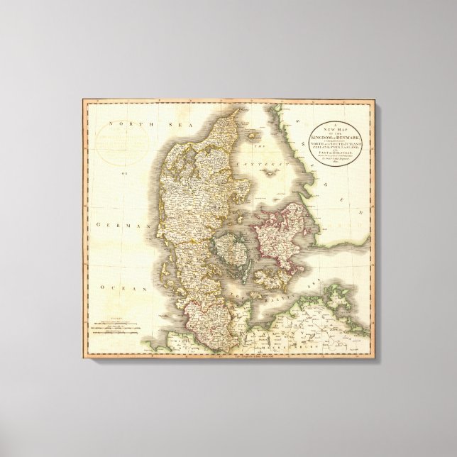 Dänemark 7 leinwanddruck (Vorderseite)