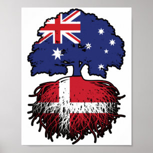 Dänemark Australisch Australien Tree Roots Poster