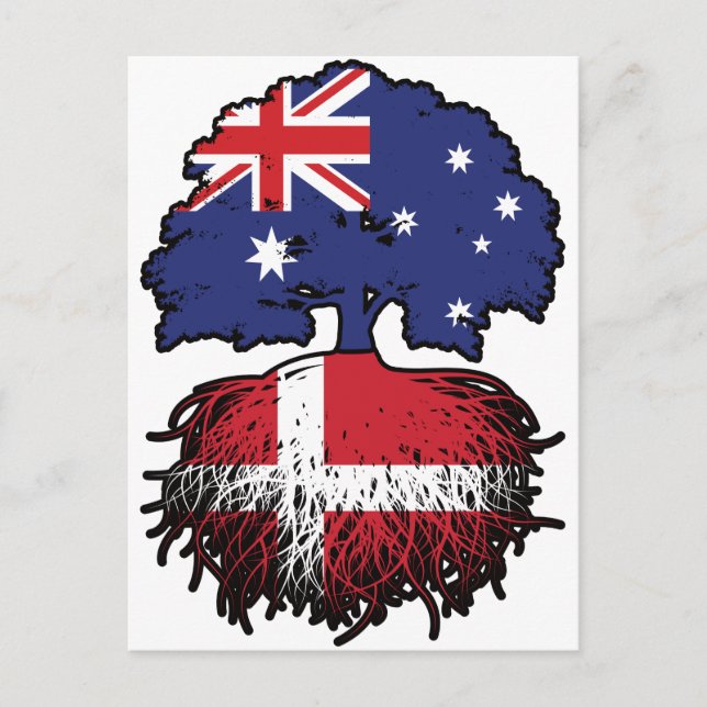 Dänemark Australisch Australien Tree Roots Postkarte (Vorderseite)