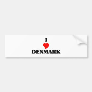DÄNEMARK AUTOAUFKLEBER