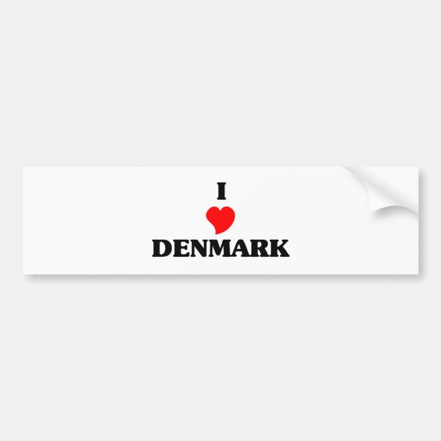 DÄNEMARK AUTOAUFKLEBER (Vorne)