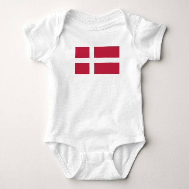 Dänemark Baby Strampler (Vorderseite)
