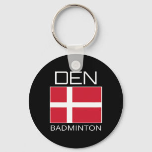 Dänemark Badminton Team Danish Athlete Den Flag Pr Schlüsselanhänger