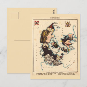 Dänemark Bildkarten Vintage-Postkarte Postkarte